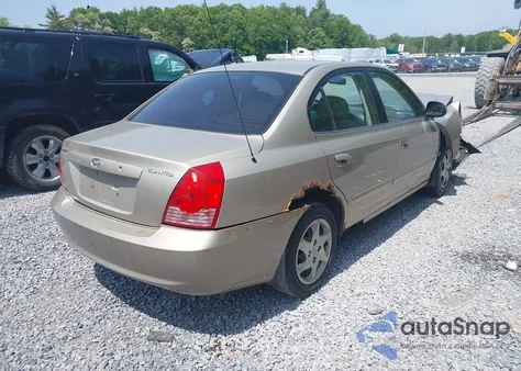 2005 Hyundai Elantra Gls/Gt из США, поврежденный, VIN KMHDN46D05U126262